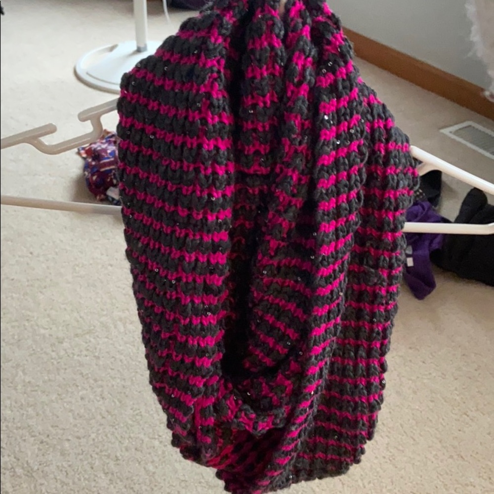 Striped Infinity Scarf